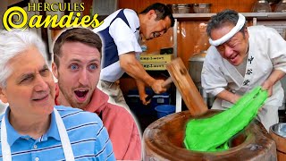 American Candy Makers React To Insane Japanese Street Mochi!