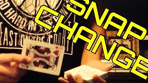 SNAP CHANGE and Original Clean-Up Tutorial!