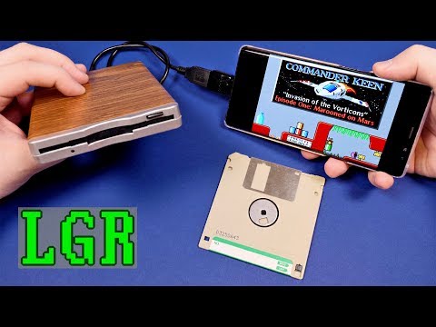 LGR - Using a Floppy Disk Drive on a Smartphone