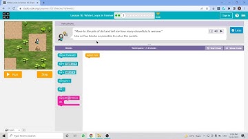 L16-3 |Code.org | Express-2021 | Lesson 16: While Loops in Farmer | level 3