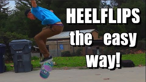 HOW TO HEELFLIP ON A SKATEBOARD! | Garrett Ginner