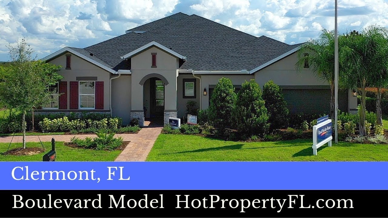 New Model Home Tour Clermont, FL David Weekley Homes John's Lake Landing YouTube