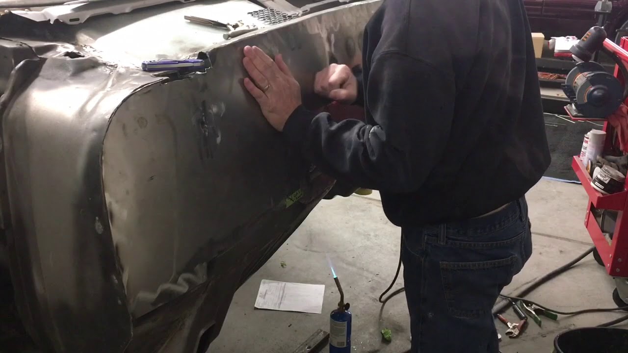 Metal Shrinking. a large (supposedly flat) panel YouTube