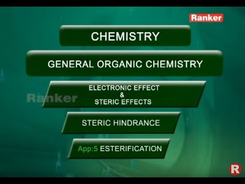 IIT JEE | NEET | Chemistry | Organic Chemistry video lectures - Electronic Effect \u0026 Steric Hindrance