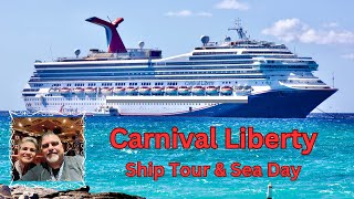 Carnival Liberty Sea Day and Ship Tour