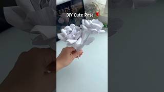 Easy rose idea🌹✨#shorts #art #diy #craft #youtubeshorts
