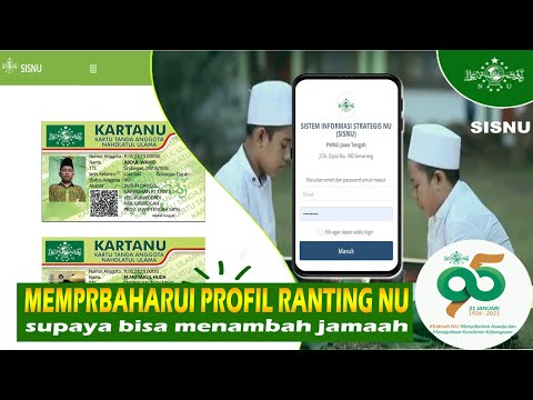 CARA MEMPERBAHARUAI PROFIL NU AGAR BISA MENAMBAHKAN JAMAAH 2021 | SISNU