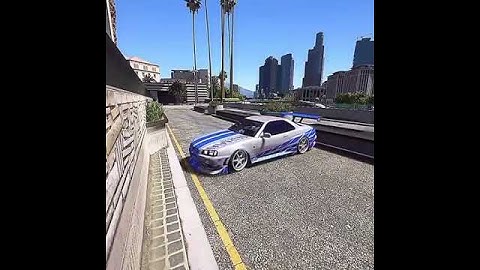 NISSAN GTR-R34 drift GTA 5