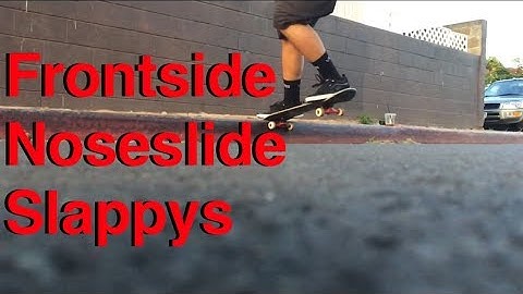 Red Curb Slappy Edit | Frontside Noseslide Slappy | Skate Hawaii