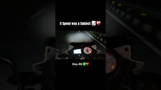 Speed 🚀🏍️📈@ashu_moto_vlogs_35 #NightRide #SpeedTherapy #Day46 #viral #shorts #bickelove #motovlog