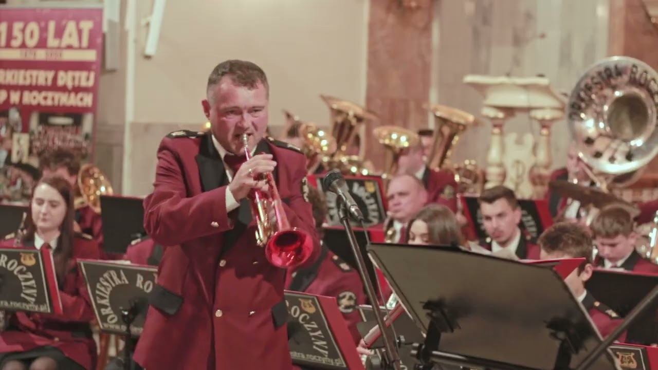 AMAZING GRACE-DZWON BIJE Z GÓR-ORKIESTRA ROZRYWKOWA ROCZYNY - 2022 - Solo na trąbce Roman Marczyński