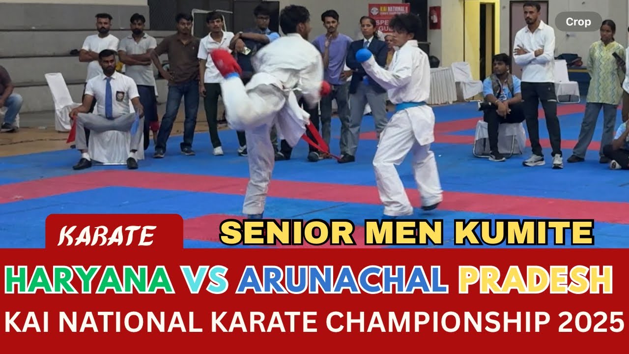 FINAL MALE KUMITE | HARYANA VS ARUNACHAL PRADESH | KAI NATIONAL KARATE CHAMPIONSHIP 2024 | 