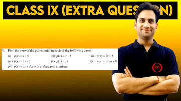 Find the zero of the polynomial in each of the following cases: (i) p(x) = x + 5 (ii) p(x) = x – 5