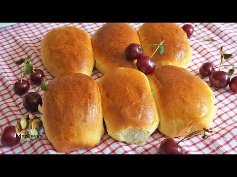 🍒ПИРОЖКИ С ВИШНЕЙ в духовке как пушок,не трескаются, не вытекают!