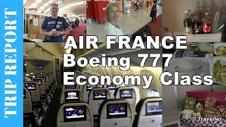 Tripreport - AIR FRANCE Long-haul Economy Class Boeing 777 Flight  - Paris CDG to Singapore Changi