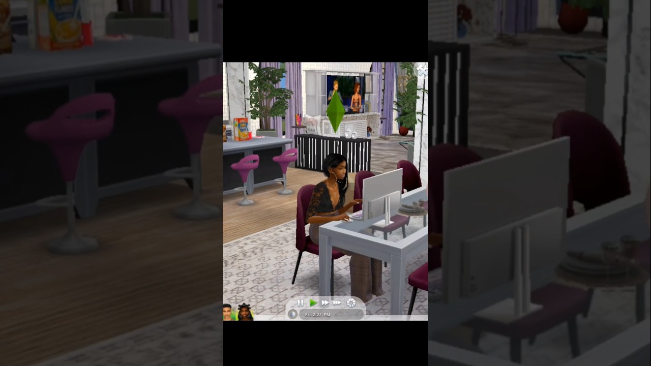 ✨ Sims 4 Luxury Home Life | Working From Home in Style 💻🏡 #simscommunity