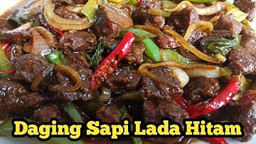 RESEP DAGING SAPI LADA HITAM ENAK LEZAT