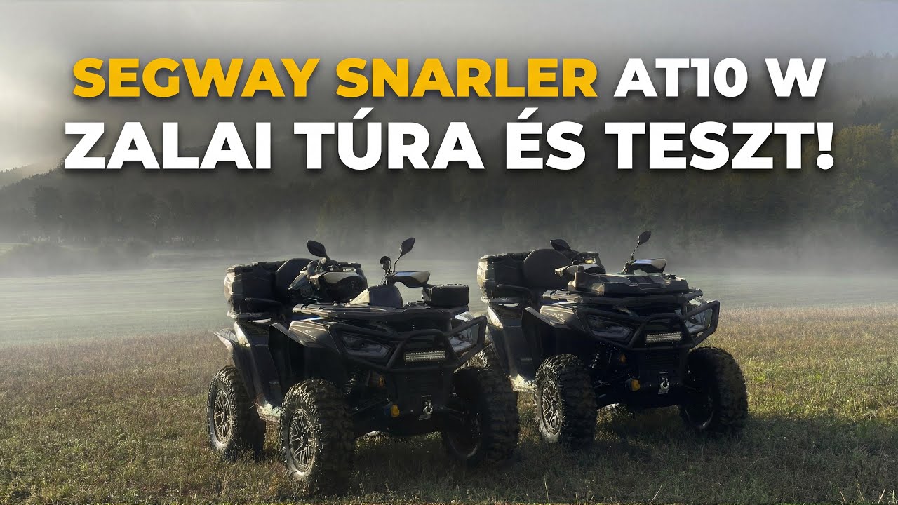 Így bírta a Segway AT10 | Quad túra Zalában