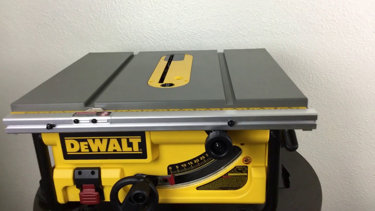 美国得伟10吋平台式圆锯介绍 Youtube