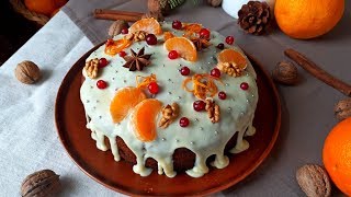 Постный Апельсиновый Кекс. Рождественский Кекс Постный Рецепт. Постный Апельсиновый Кекс. Рождественский Кекс Постный Рецепт.
