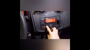 Dacia Sandero II radio code entry