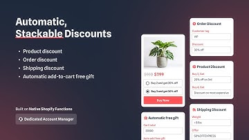AIOD - Automatic Discount & Gift - Progress Bar, Volume Discount, Free Gift, and Custom Rule Builder