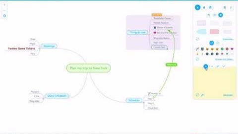 MindMeister Tutorial  Adding Notes, Links, Images and Files 6