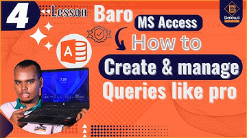 4.MS Access Queries: Sida loo Abuuro, loo Habeeyo, iyo Sida Xogta looga soo Qaato Tables Badan.