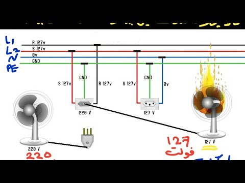 فيديو: كيف تقوم بسلك 220 فولت إلى 110 فولت؟