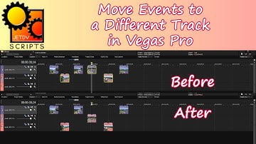 Move Events to a Different Track in Vegas Pro