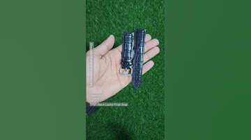 Leather Finish Watch Strap 22 mm