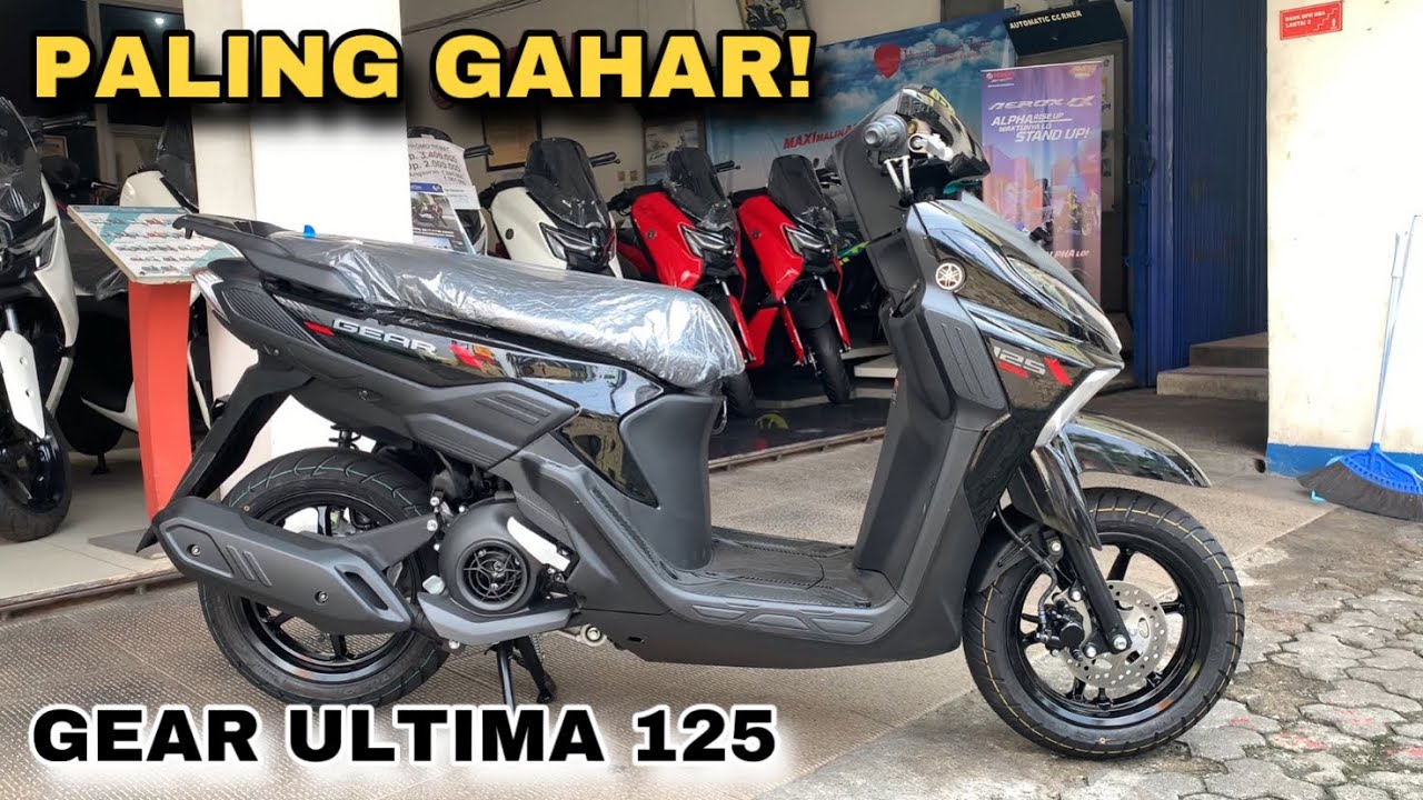 GILA,Kuat No Debat❗️Yamaha GEAR ULTIMA 125 Hybrid 2025 Hitam Glossy