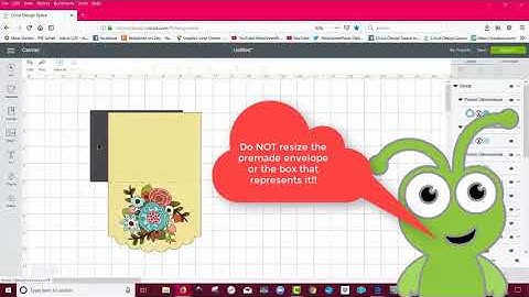 How do I use FREE Cards and Envelopes in Cricut Design Space