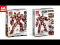 LEGO IRON MAN HULKBUSTER WITH LED LIGHTING LQS85007 UNOFFICAL LGO SPEED BUILD