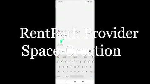 RentPark Provider (Car parking management software) Space creation