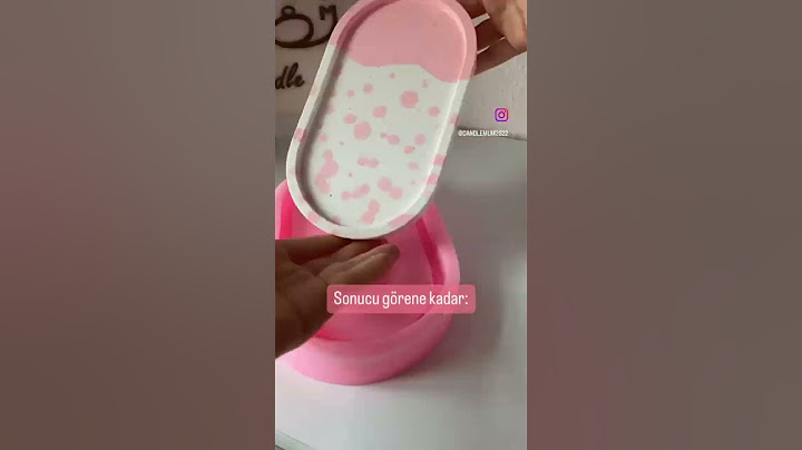 El yapımı dekoratif tabak | taş tozu silikon kalıbı | handmade decoration