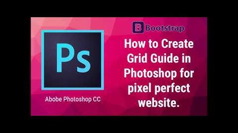 Photoshop CC Guide to design pixel perfect website (Bootstrap)