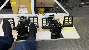 FliteSim.com Dual-Linked Force Feedback Rudder Pedals: 360N Continuous Peak Yaw Force Demonstration