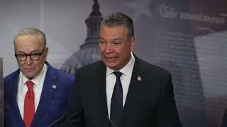 Chuck Schumer Holds News Conference Ahead of State of the Union