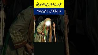 Martyrdom Of Imam Sajjad AS #INFOatADIL, #Shorts, #ImamSajjad, #Karbala, #Waqia, #Qissa, #Shahadat