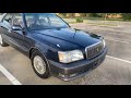 1996 Toyota Crown Majesta JDM RHD super low miles with 1UZFE 4.0 V8 walk through and review