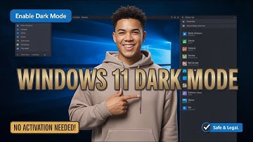 Hoe u de donkere modus in Windows 11 kunt inschakelen zonder Windows te activeren (2025)