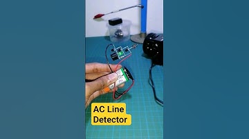 Wireless ac line detector using BC547 👩‍🔧 #electronic #aclinetester  #tester #detector