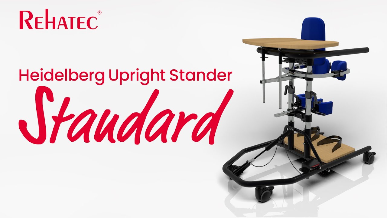 Rehatec’s Heidelberg Upright Stander Standard - YouTube