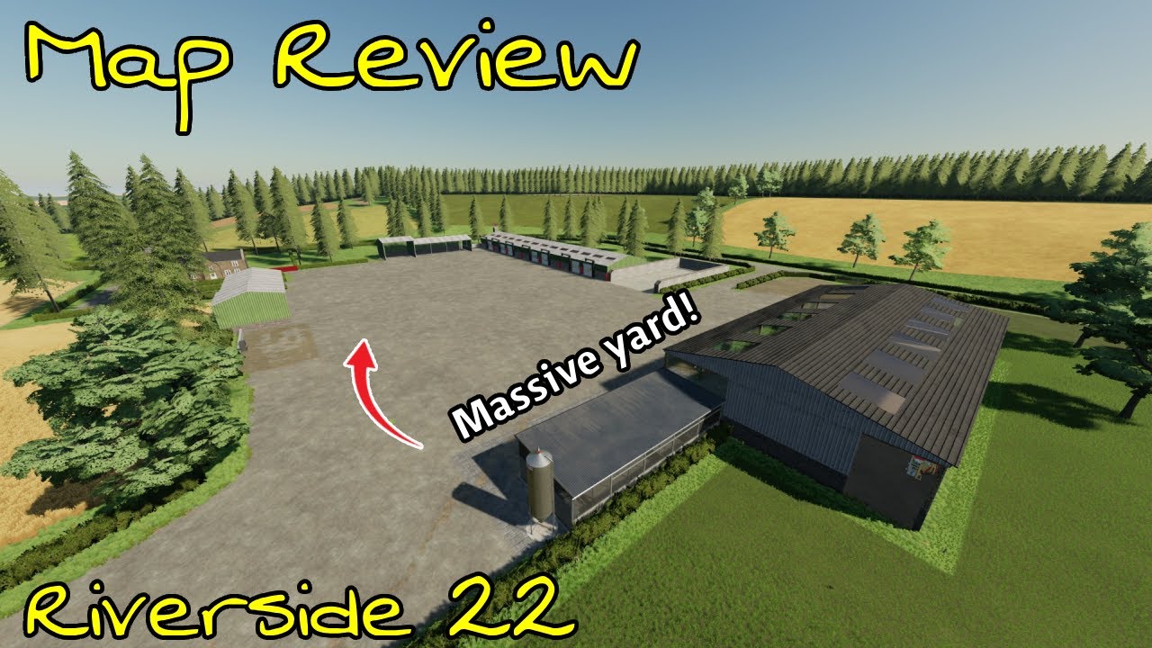 Riverside 22 Map Review! - What A Great Looking Map! - Farming Simulator 22