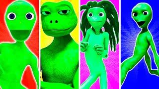 Green Alien VS Patila VS Dame tu cosita VS Me Kemaste VS Crazy Frog VS  Gummy Bear Dance challenge