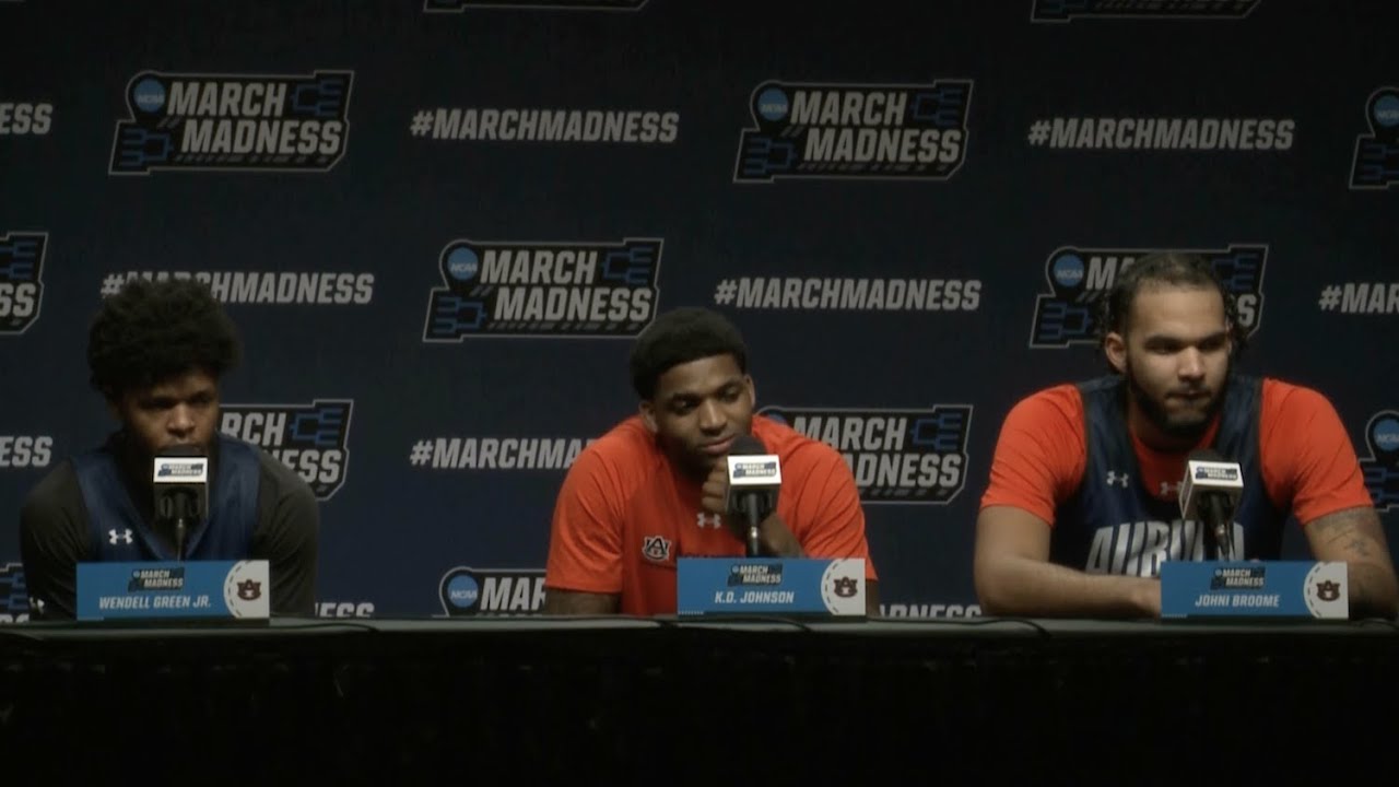 Wendell Green, K.D. Johnson & Johni Broome on Auburn's second round