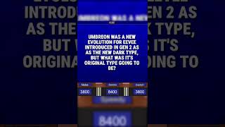 What was Umbreons type going to be originally? #pokemon #pokemoncommunity #trivia