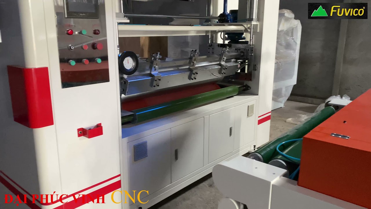 MỞ HỘP CHUYỀN PHỦ MẶT ACRYLIC VÀ PVC HOLZTEK | HTL-1300A. Sử dụng cho sản xuất ván acrylic và pvc.