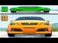 2d Car vs 3d Car #2 - Beamng drive